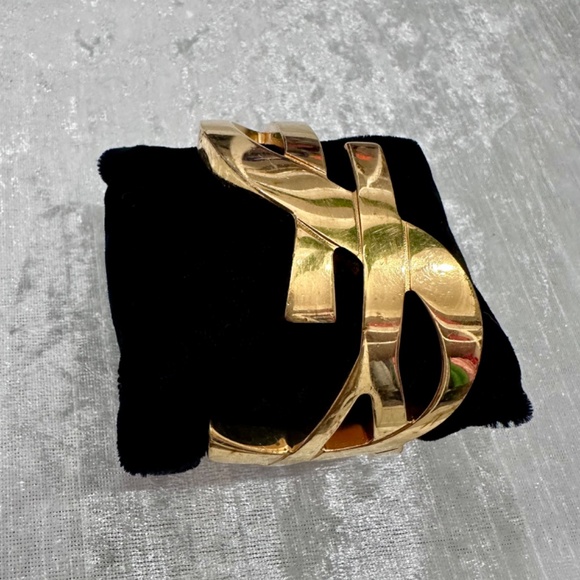 Saint Laurent YSL Monogram Gold Bracelet - Picture 8 of 14